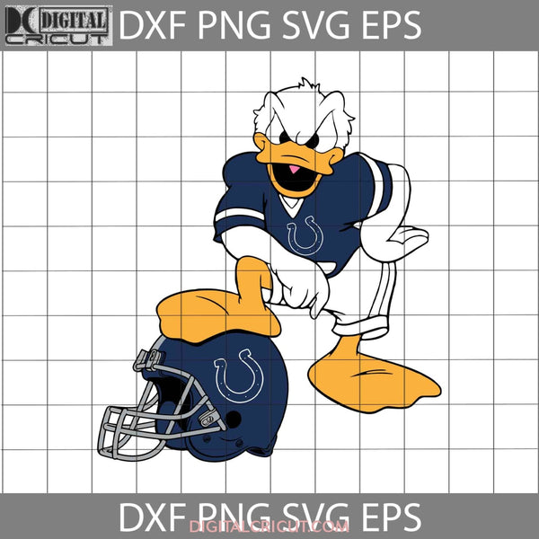Indianapolis Colts Donald Duck Svg Nfl Love Football Team Cricut File Clipart Png Eps Dxf