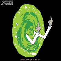 Pickle Rick And Morty Funny Joke Svg, Space Svg, Fuck Svg, Middle Finger Svg, Cartoon Svg, Funny Cartoon Svg, Cricut File, Clipart, Svg, Png, Eps, Dxf
