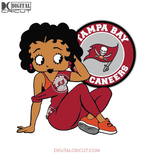 Tampa Bay Buccaneers, Betty Boobs Svg, Tampa Bay Buccaneers Svg, Black girl Svg, Black girl magic Svg, NFL Svg