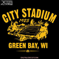 Green Bay Packers Svg, City Stadium 1925 Green Bay Packers Svg, Cricut File, Clipart, Football Svg, Sport Svg, NFL Svg, Sport Svg