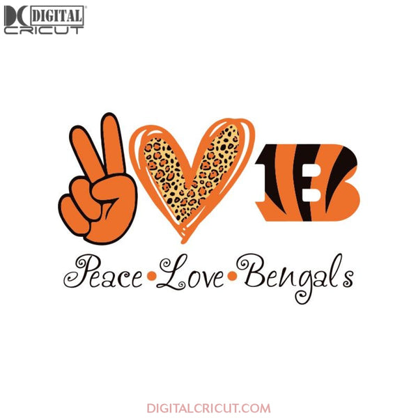 Cincinnati Bengals Svg, For Life Bengals Svg, Cricut File, Clipart, Football Svg, NFL Svg, Sport Svg, Love Football Svg, Love Bengals Svg48