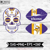 Minnesota Vikings Svg, NFL Svg, Bundle, Svg, Cricut File, Football Svg, Skull Svg