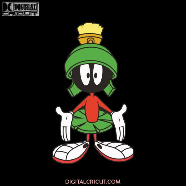 Looney Tunes Marvin the Martian Svg, Santa Hat Svg, Cricut File, Clipart, Christmas Svg, Merry Christmas, Svg, Png, Eps, Dxf