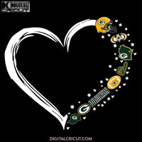 Packers Love Football Svg, Green Bay Packers Svg, Packers Quotes, Cricut Silhouette, Clipart, NFL Svg, Football Svg, Sport Svg