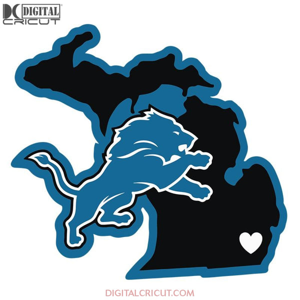 Lions Love Svg, Football Lions Svg, Love Lions Svg, NFL Svg, Cricut File, Clipart, Detroit Lions Svg, Football Svg, Sport Svg, Love Football Svg64