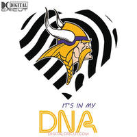 Minnesota Vikings Svg, Vikings Logo Svg, It's In My DNA Svg, NFL Svg, Cricut File, Clipart, Leopard Svg, Sport Svg, Football Svg2