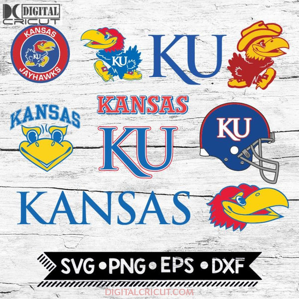 Kansas Jayhawks Svg Logo Ncaa Bundle Sport