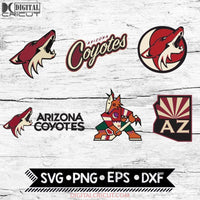Arizona Coyotes Hockey Team Logos Svg Nhl Bundle