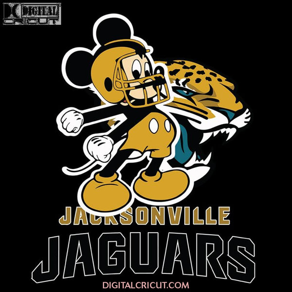 Jacksonville Jaguars Svg, Mickey Svg, Disney Svg, NFL Svg, Cricut File, Clipart, Football Svg, Sport Svg, Love Footbal Svg, Png, Eps, Dxf
