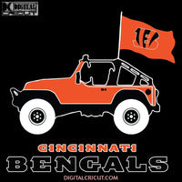 Cincinnati Bengals Svg, Jeep Svg, Cricut File, Clipart, Football Svg, Sport Svg, Love Sport Svg, Love Football Svg, NFL Svg, Png, Eps, Dxf