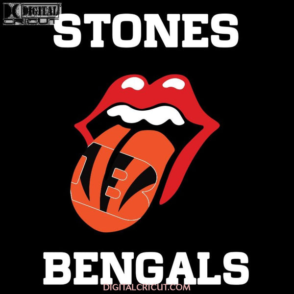 Cincinnati Bengals Lips Svg, Stones Steelers Svg, Cricut File, Clipart, NFL Svg, Football Svg, Sport Svg, Love Football Svg, Png, Eps, Dxf