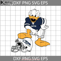 Seattle Seahawks Donald Duck Svg Nfl Love Football Team Cricut File Clipart Png Eps Dxf