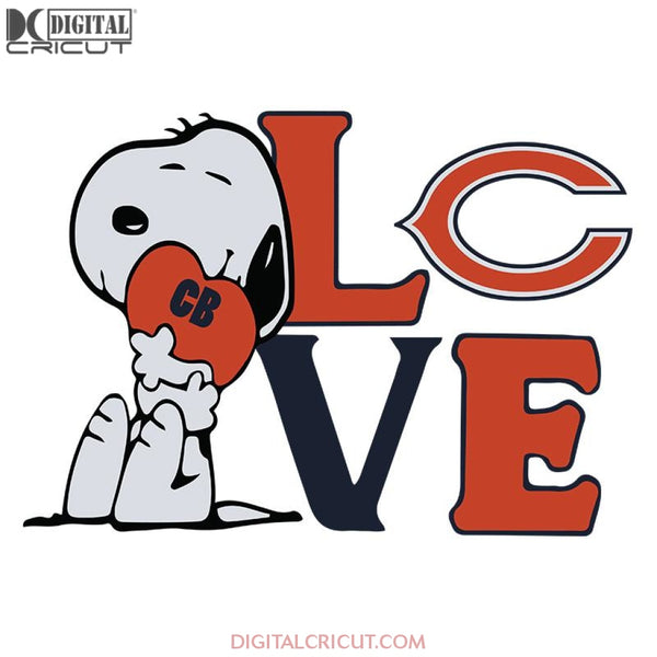 Chicago Bears Svg, Love Bears Svg, Football Logo Bears Svg, NFL Svg, Cricut File, Clipart, Sport Svg, Football Svg, Love Sport Svg43