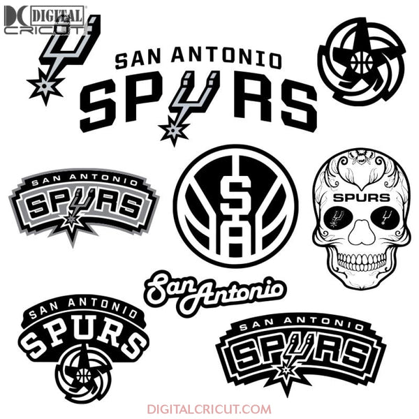 San Antonio Spurs Clipart Png Svg Dxf Eps Ai Basketball Nba Team Logos Graphics 300Dpi