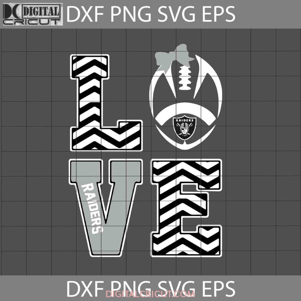 Love Oakland Raiders Svg Cricut File Clipart Png Eps Dxf