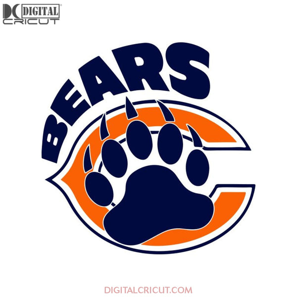 Chicago Bears Svg, Love Bears Svg, Football Logo Bears Svg, NFL Svg, Cricut File, Clipart, Sport Svg, Football Svg, Love Sport Svg58