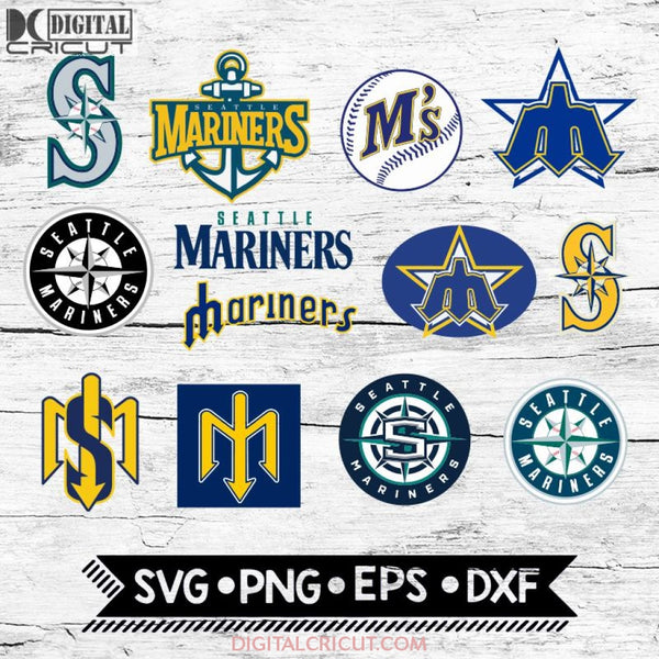 Seattle Mariners Giants Logos Svg Png Dxf Eps Ai Clipart Mlb
