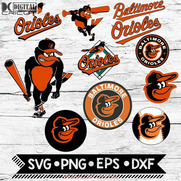 Baltimore Orioles Clipart Png Svg Dxf Eps Ai Baseball Mlb Team Logos Graphics 300Dpi