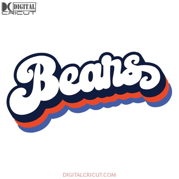 Chicago Bears Svg, Love Bears Svg, Football Logo Bears Svg, NFL Svg, Cricut File, Clipart, Sport Svg, Football Svg, Love Sport Svg12