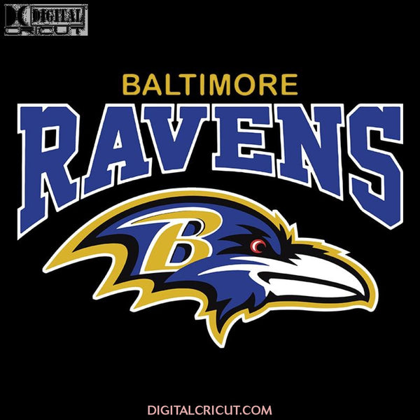 Baltimore Ravens Svg, NFL Svg, Ravens Logo Svg, Cricut File, Clipart, Sport Svg, Football Svg, Png, Eps, Dxf