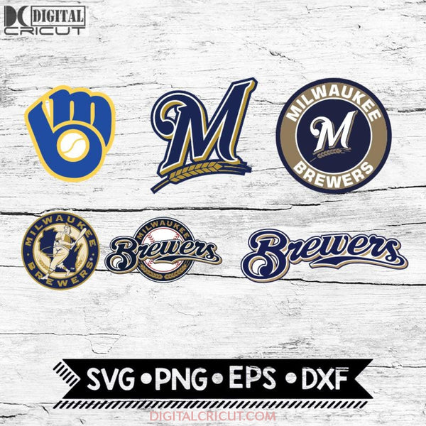 Milwaukee Brewers Svg Png Dxf Eps Logos Graphics Mlb
