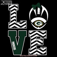 Love Green Bay Packers Football Diamond Svg, NFL Svg, Cricut File, Clipart, Football Svg, Sport Svg, Love Detroit Svg, Love Football svg, Png, Eps, Dxf