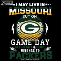 Green Bay Packers Svg, Game Day Svg, Cricut File, Clipart, NFL Svg, Football Svg, Sport Svg, Love Football Svg, Png, Eps, Dxf