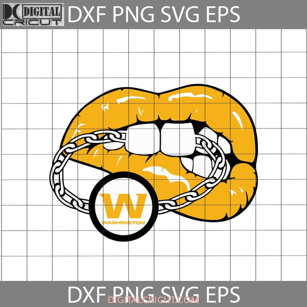 Washington Redskins Lips Svg Nfl Love Football Team Cricut File Clipart Sexy Png Eps Dxf