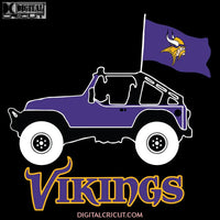 Minnesota Vikings Svg, Jeep Svg, Cricut File, Clipart, Football Svg, Sport Svg, Love Sport Svg, Love Football Svg, NFL Svg, Png, Eps, Dxf