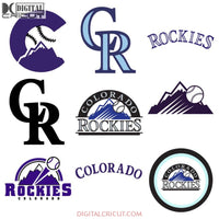 Colorado Rockies Svg Bundle Sprot Baseball Logos Mlb