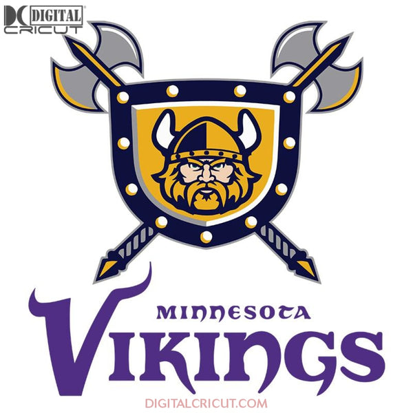 Minnesota Vikings Svg, Vikings Logo Svg, Shield Vikings Svg, NFL Svg, Cricut File, Clipart, Leopard Svg, Sport Svg, Football Svg