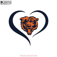 Chicago Bears Svg, Love Bears Svg, Football Logo Bears Svg, NFL Svg, Cricut File, Clipart, Sport Svg, Football Svg, Love Sport Svg33