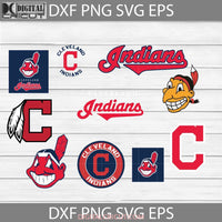 Cleveland Indians Svg Love Baseball Mom Sport Team Bundle Mlb Clipart Cricut File Svg Png Eps Dxf