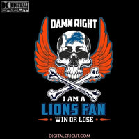 Lions Love Svg, I Am A Lion Fan Svg, NFL Svg, Cricut File, Clipart, Detroit Lions Svg, Football Svg, Sport Svg, Love Football Svg