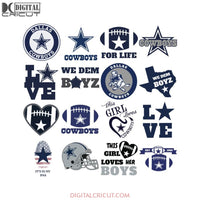 Dallas Cowboys Svg, Cricut File, Svg, Bundle, NFL Svg, Football Svg, Sport Svg