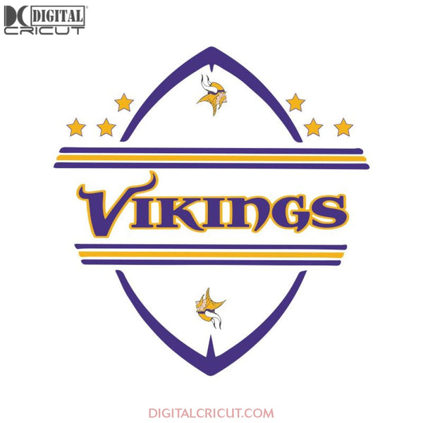 Minnesota Vikings Svg, Vikings Football Svg, NFL Svg, Cricut File, Clipart, Leopard Svg, Sport Svg, Love, Football Svg1