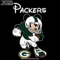 Green Bay Packers Svg, Cricut File, Clipart, NFL Svg, Football Svg, Love Football Svg, Football Mom Svg, Silhouette, Mickey Svg, Png, Eps, Dxf