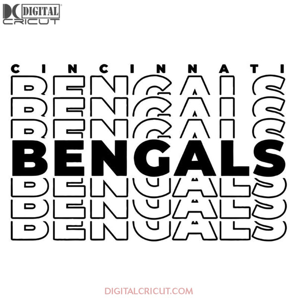 Cincinnati Bengals Svg, For Life Bengals Svg, Cricut File, Clipart, Football Svg, NFL Svg, Sport Svg, Love Football Svg, Love Bengals Svg37