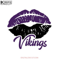 Vikings Football Lips Svg, Minnesota Vikings Svg, Go Vikings Svg, Vikings Quotes Svg, NFL Svg, Cricut File, Clipart, Leopard Svg, Sport Svg, Football Svg