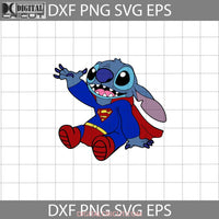 Stitch Inspired Superman Svg Superhero Cartoon Cricut File Clipart Png Eps Dxf