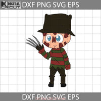 Cute Freddy Krueger Svg Characters Svg Halloween Svg Gift Cricut File Clipart Png Eps Dxf