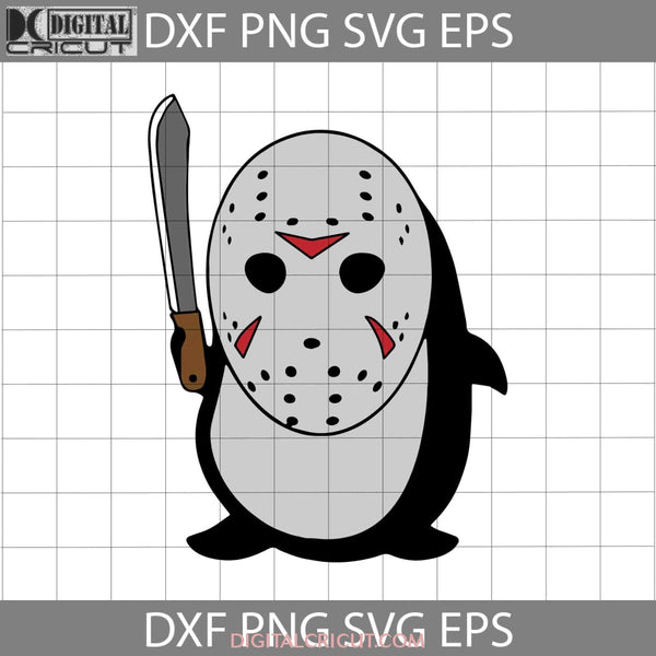 Cute Penguin Mask Svg Horror Movies Character Friends Svg Halloween Svg Gift Cricut File Clipart Png