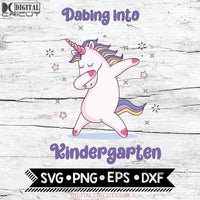 Dabbing Unicorn Svg Back To School Kindergarten Cricut File