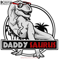 Daddy Saurus Svg Files For Silhouette Cricut Dxf Eps Png Instant Download