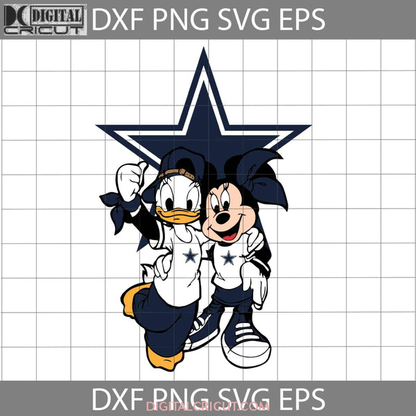 Daffy Duck And Minnie Love Dallas Cowboys Svg Nfl Football Team Cricut File Clipart Png Eps Dxf