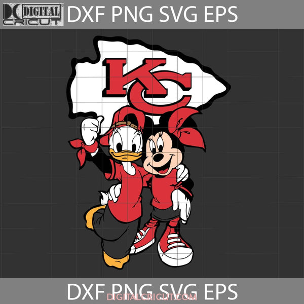 Daffy Duck And Minnie Love Kansas City Chiefs Svg Nfl Football Team Cricut File Clipart Png Eps Dxf