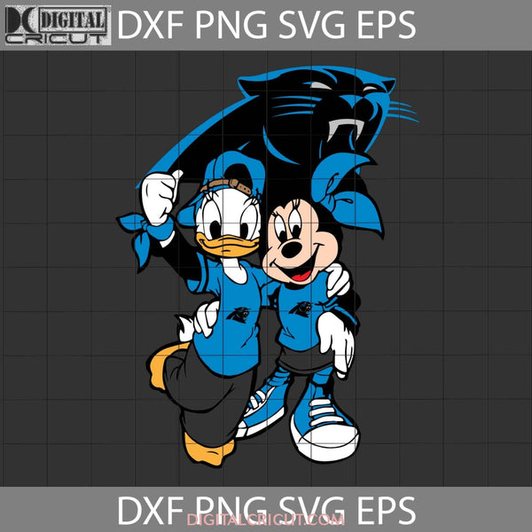 Daffy Duck And Minnie Love Carolina Panthers Svg Nfl Football Team Cricut File Clipart Png Eps Dxf