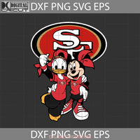 Daffy Duck And Minnie Love San Francisco 49Ers Svg Nfl Football Team Cricut File Clipart Png Eps Dxf