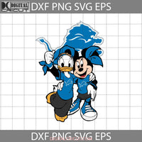 Daffy Duck And Minnie Love Detroit Lions Svg Nfl Football Team Cricut File Clipart Png Eps Dxf