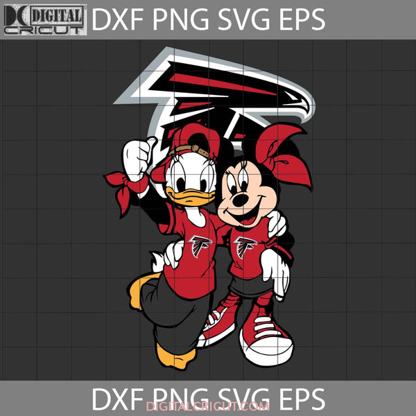 Daffy Duck And Minnie Love Atlanta Falcons Svg Nfl Football Team Cricut File Clipart Png Eps Dxf